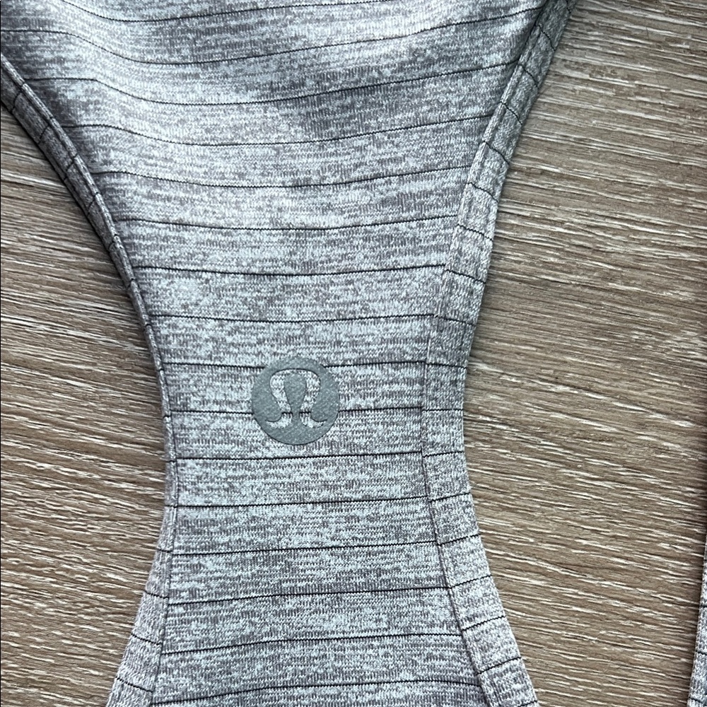 lululemon athletica Heather Gray Racerback Tank - Picture 2 of 3